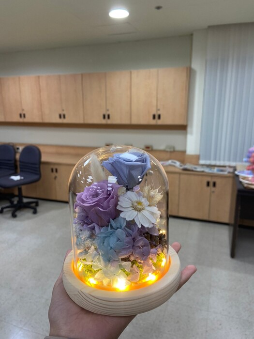 10/18永生花玻璃罩工作坊